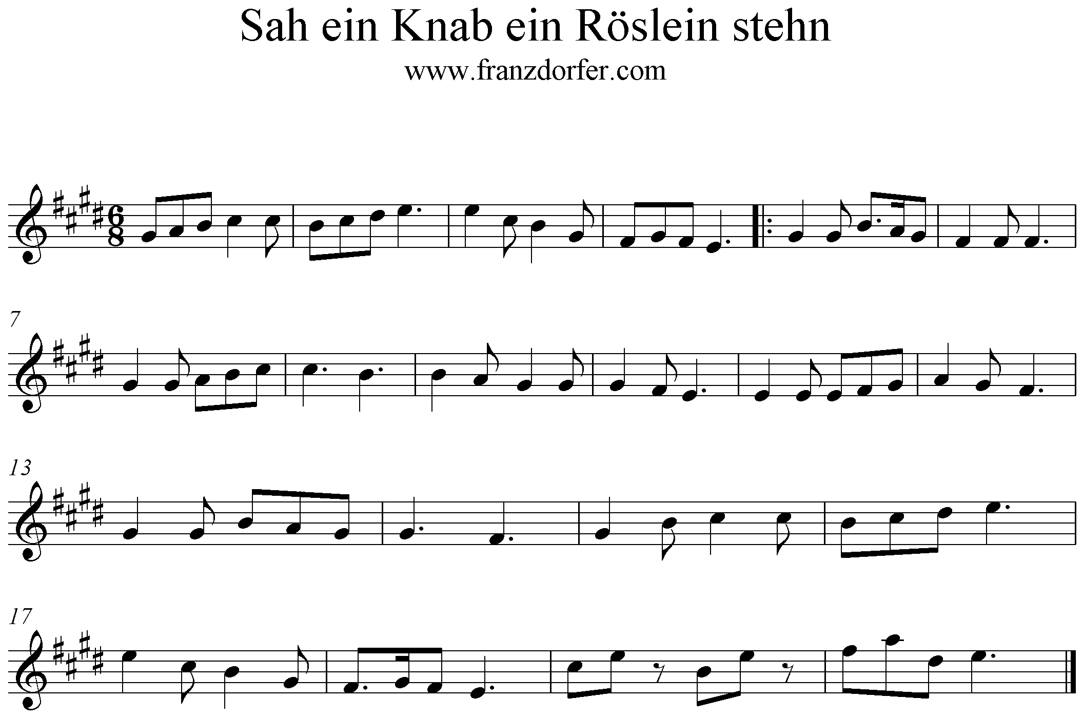 Rammstein Sah Ein Knab Ein Röslein Stehn